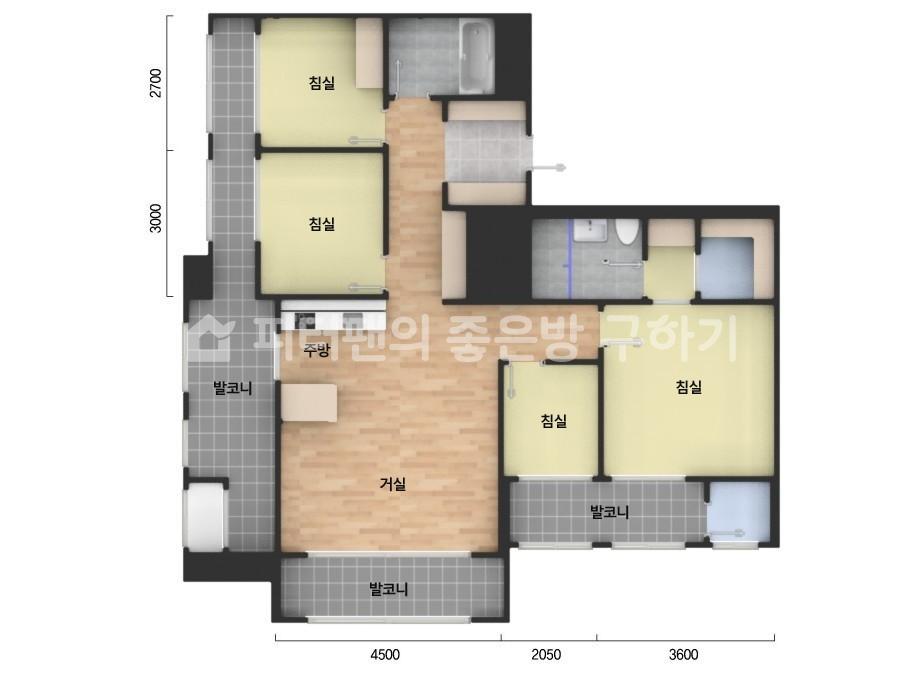 아파트 기본 평면도