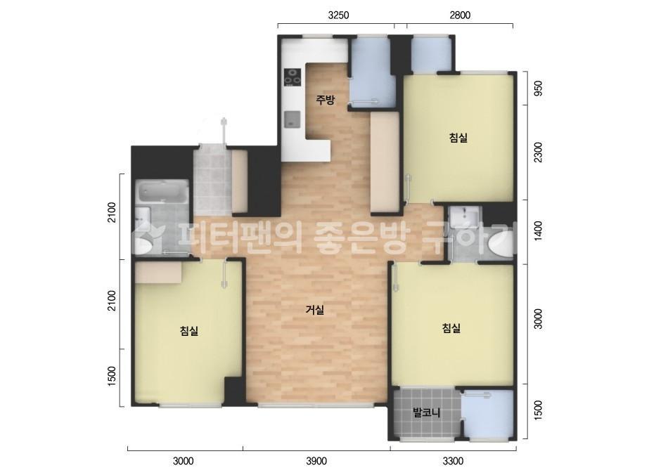 아파트 기본 평면도