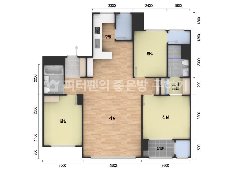 아파트 기본 평면도