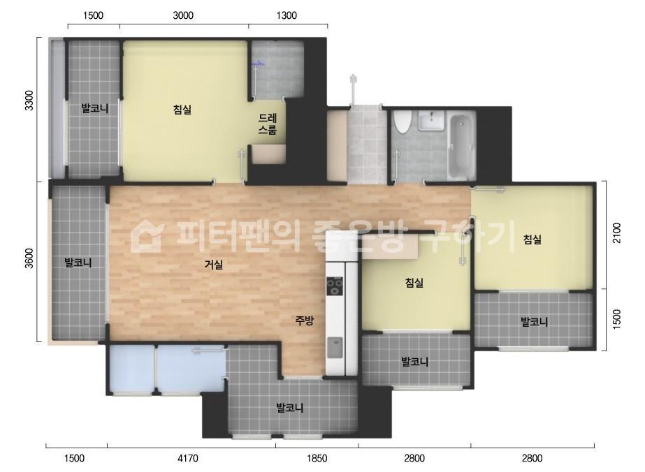 아파트 기본 평면도