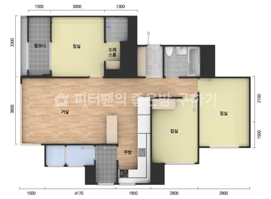 아파트 기본 평면도