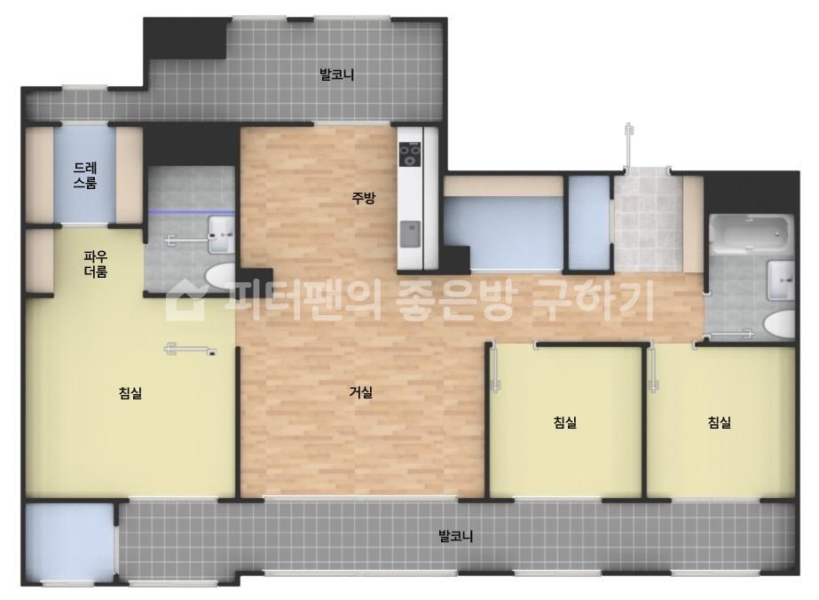 아파트 기본 평면도