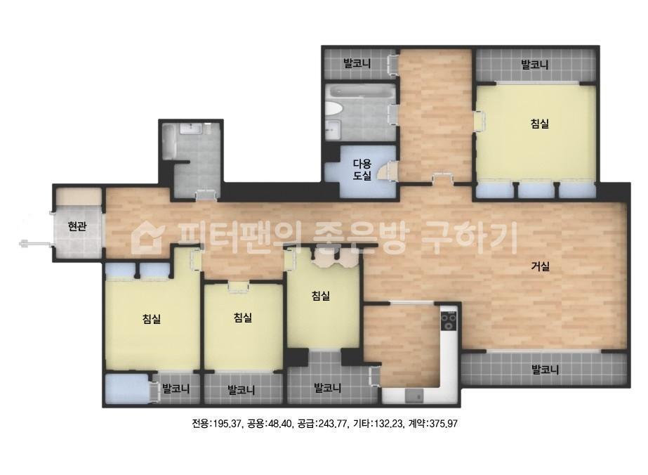 아파트 기본 평면도