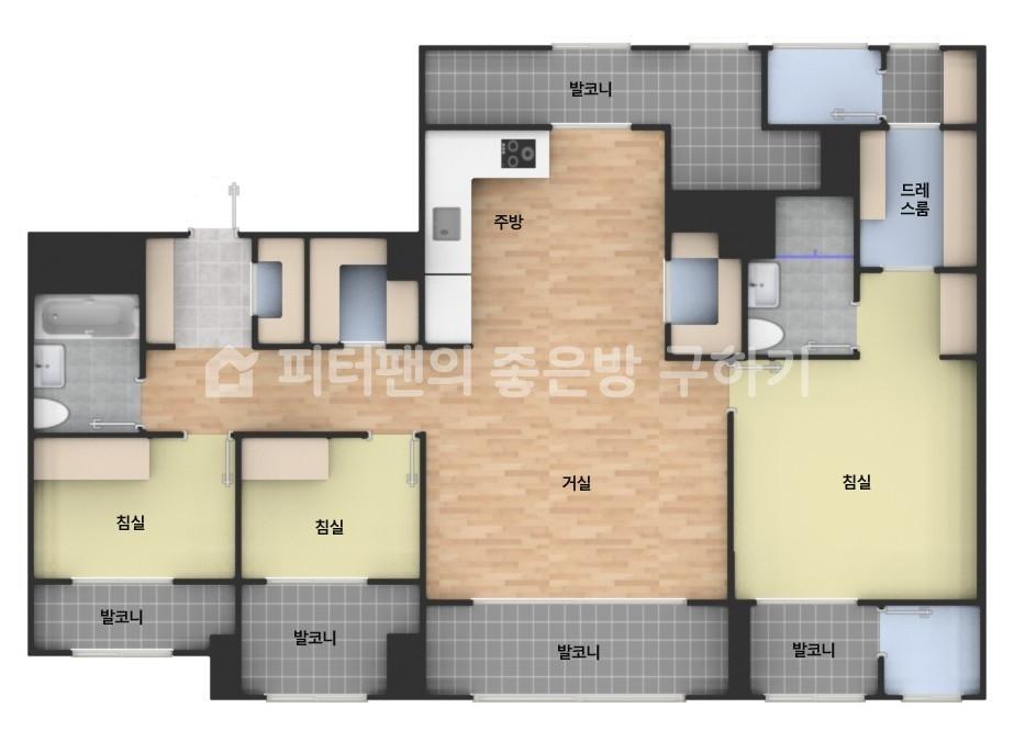 아파트 기본 평면도