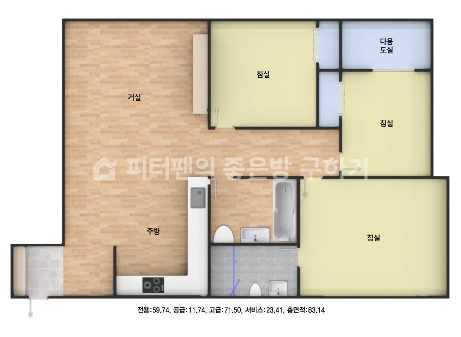 아파트 기본 평면도