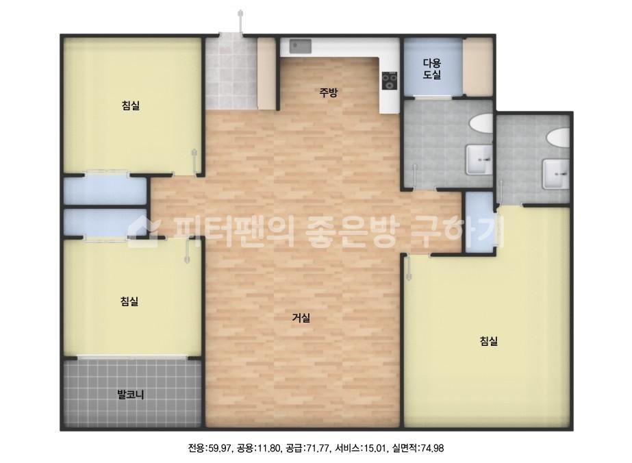 아파트 기본 평면도