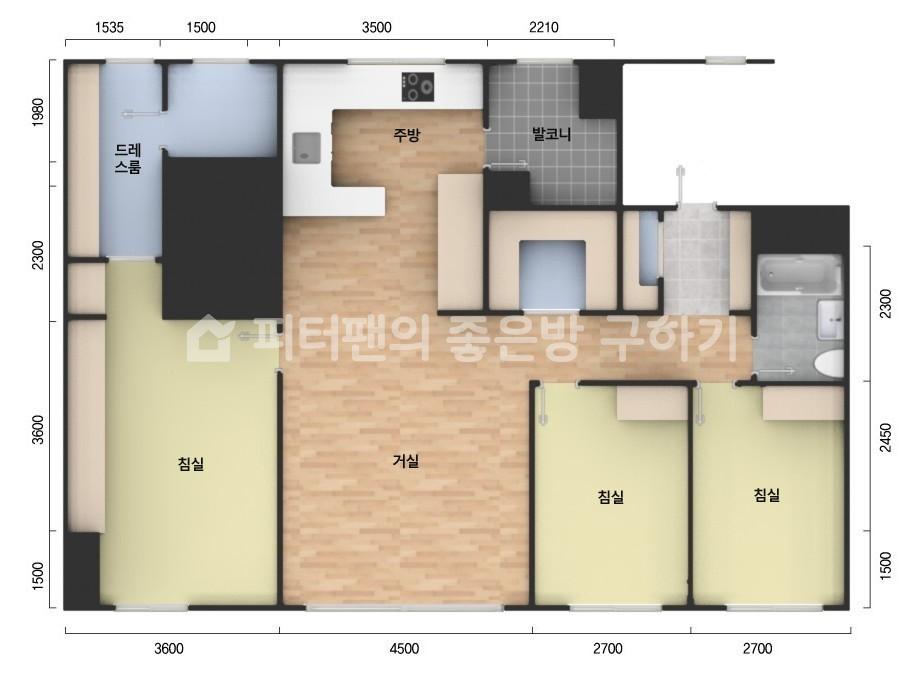 아파트 기본 평면도