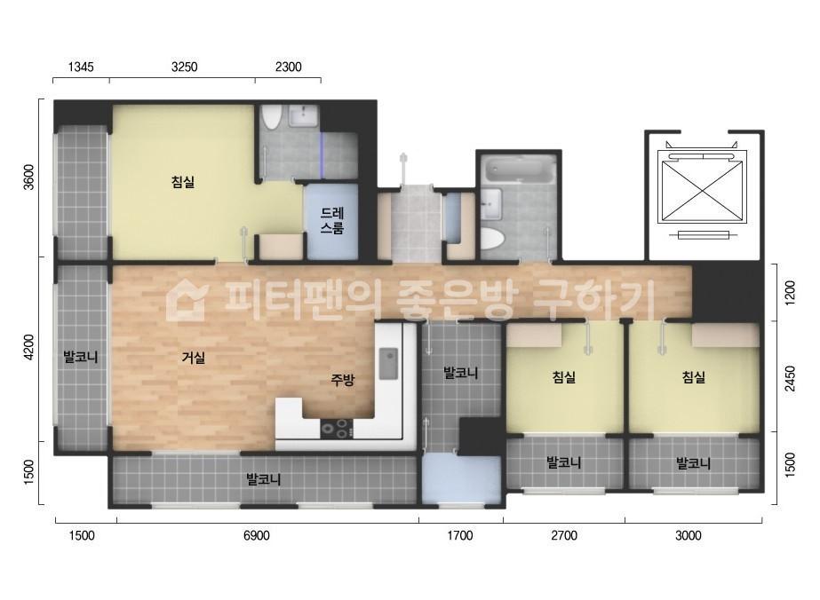 아파트 기본 평면도