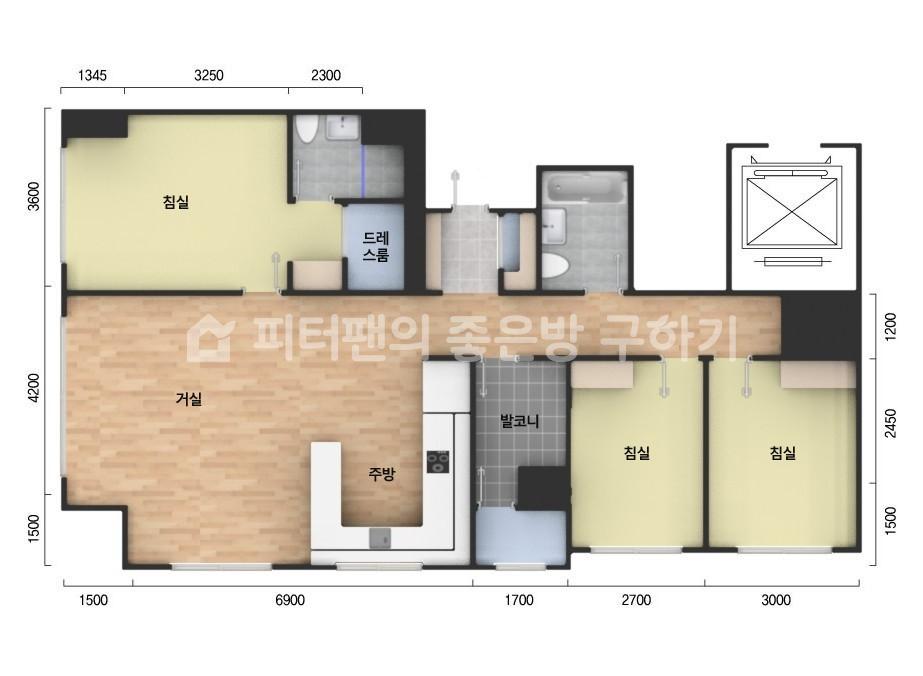 아파트 기본 평면도