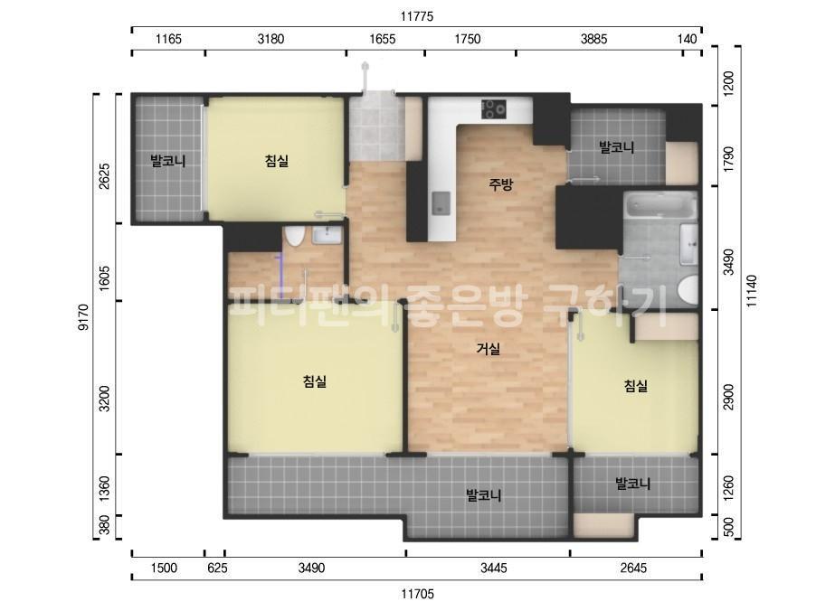 아파트 기본 평면도