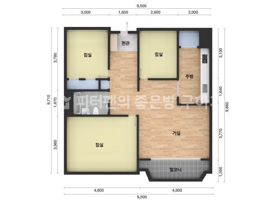 아파트 기본 평면도