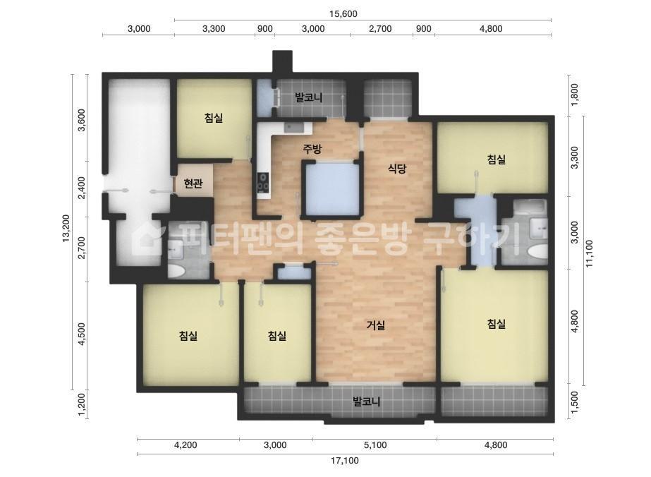 아파트 기본 평면도