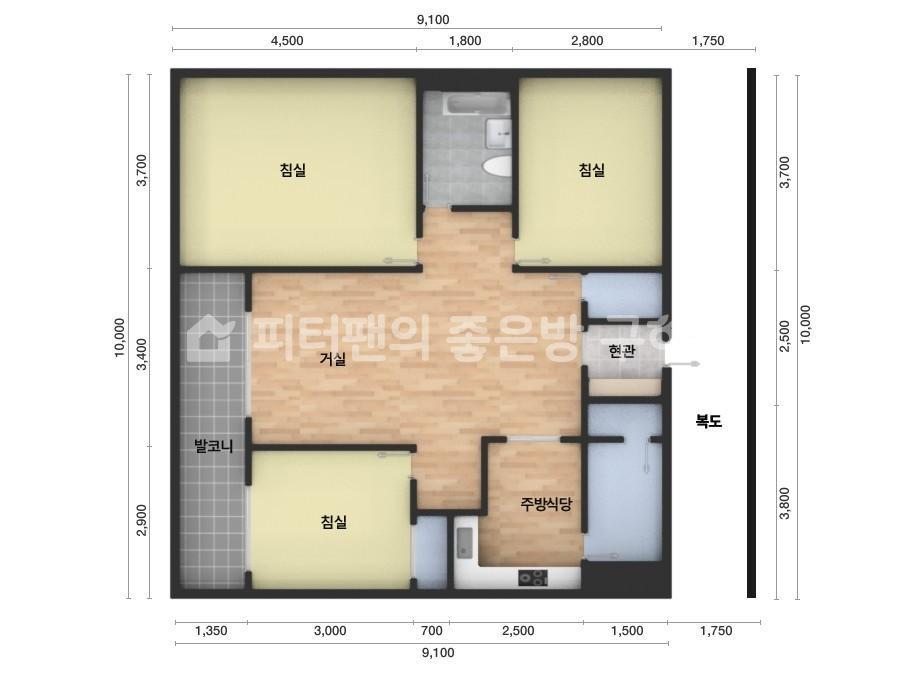 아파트 기본 평면도