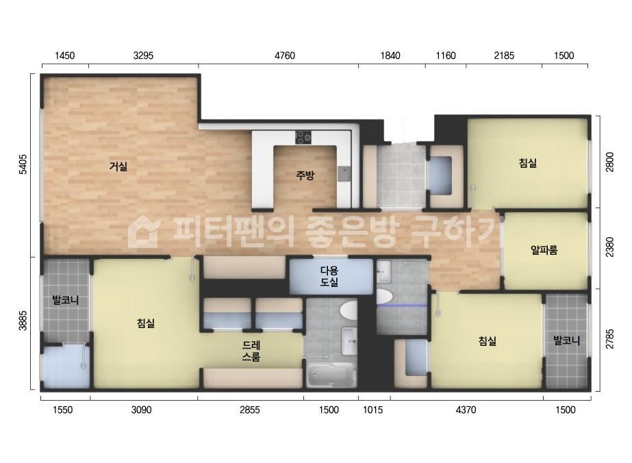 아파트 기본 평면도