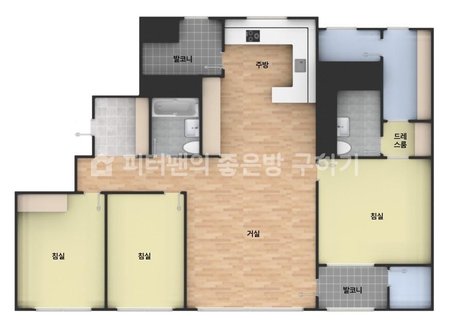 아파트 기본 평면도