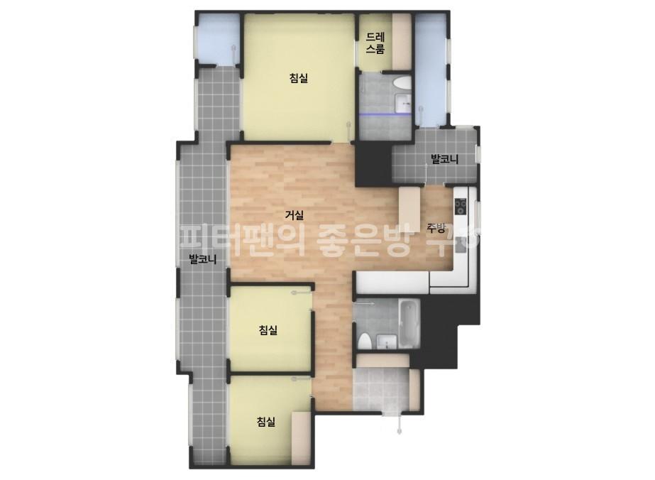 아파트 기본 평면도