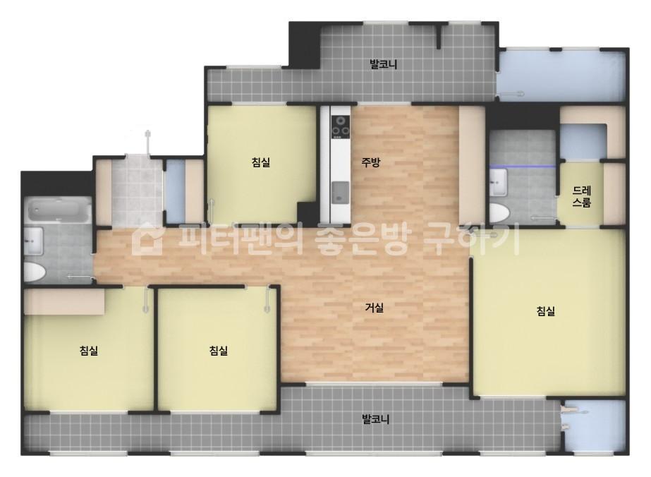 아파트 기본 평면도