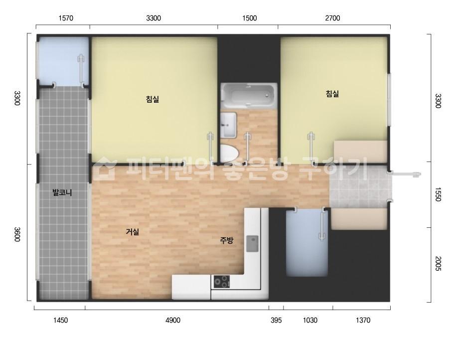 아파트 기본 평면도
