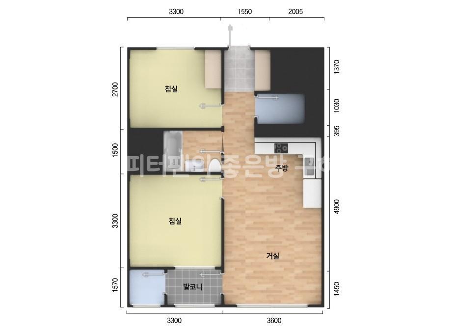 아파트 기본 평면도
