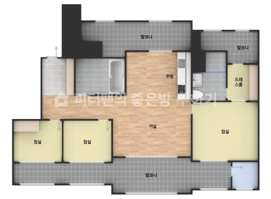 아파트 기본 평면도