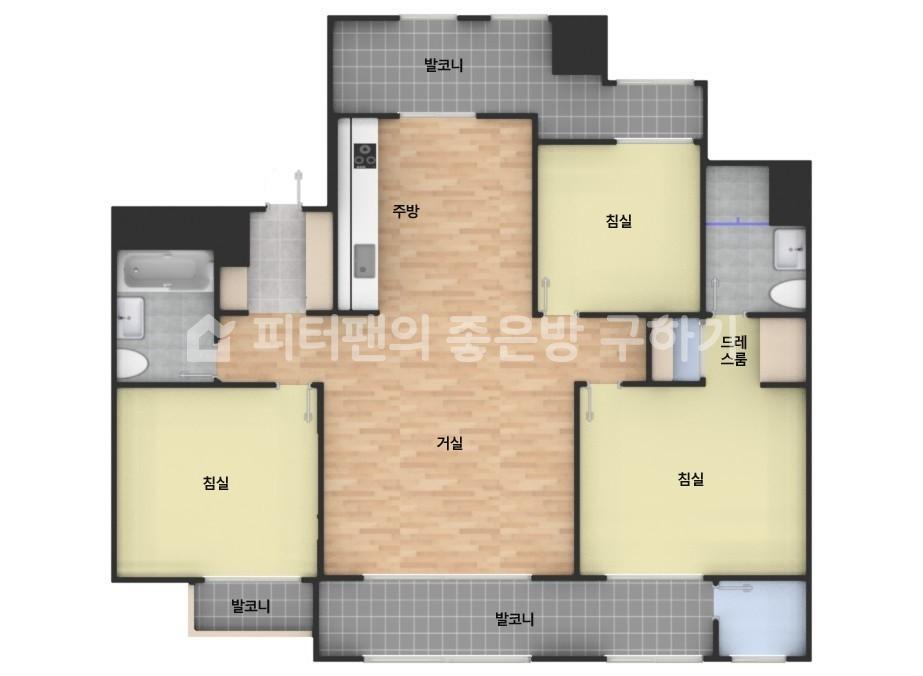아파트 기본 평면도