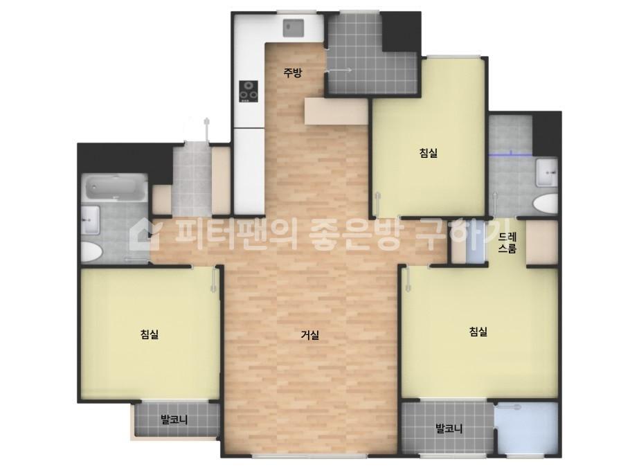 아파트 기본 평면도