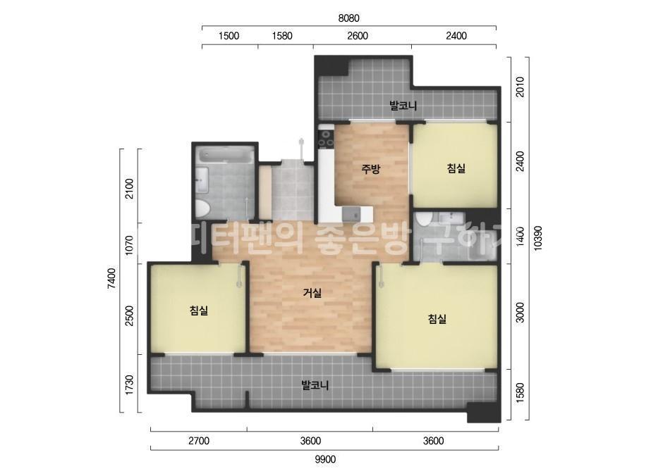 아파트 기본 평면도