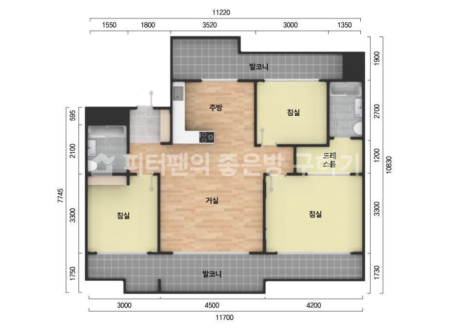 아파트 기본 평면도