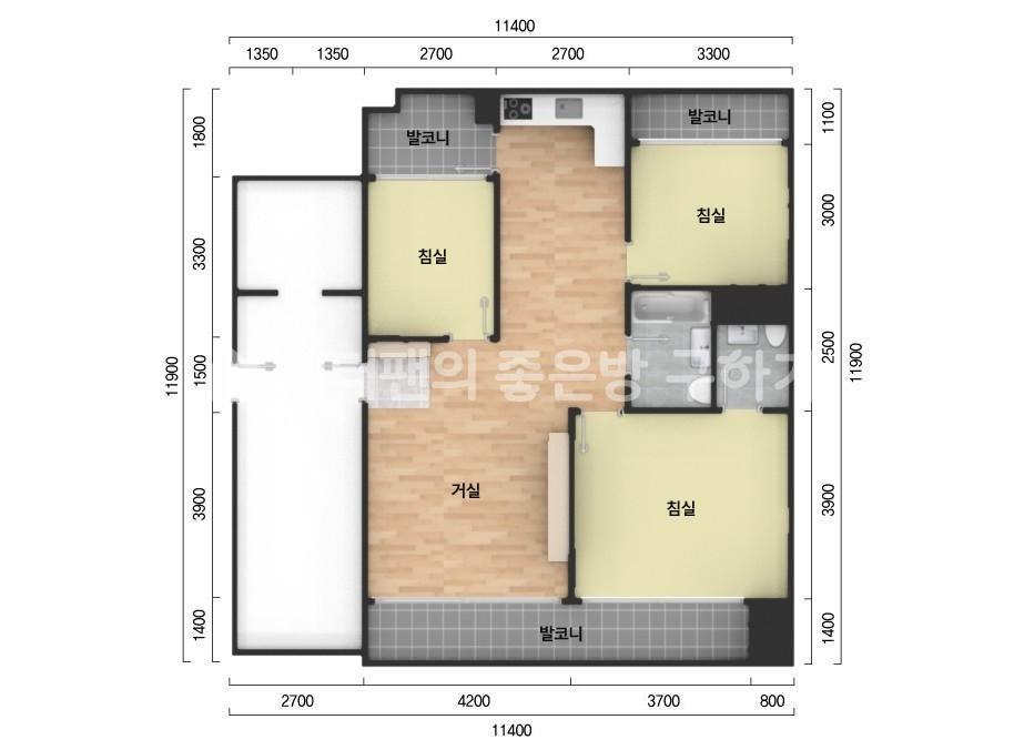 아파트 기본 평면도