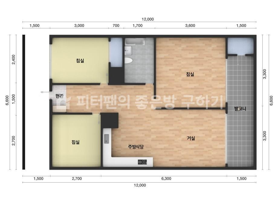 아파트 기본 평면도