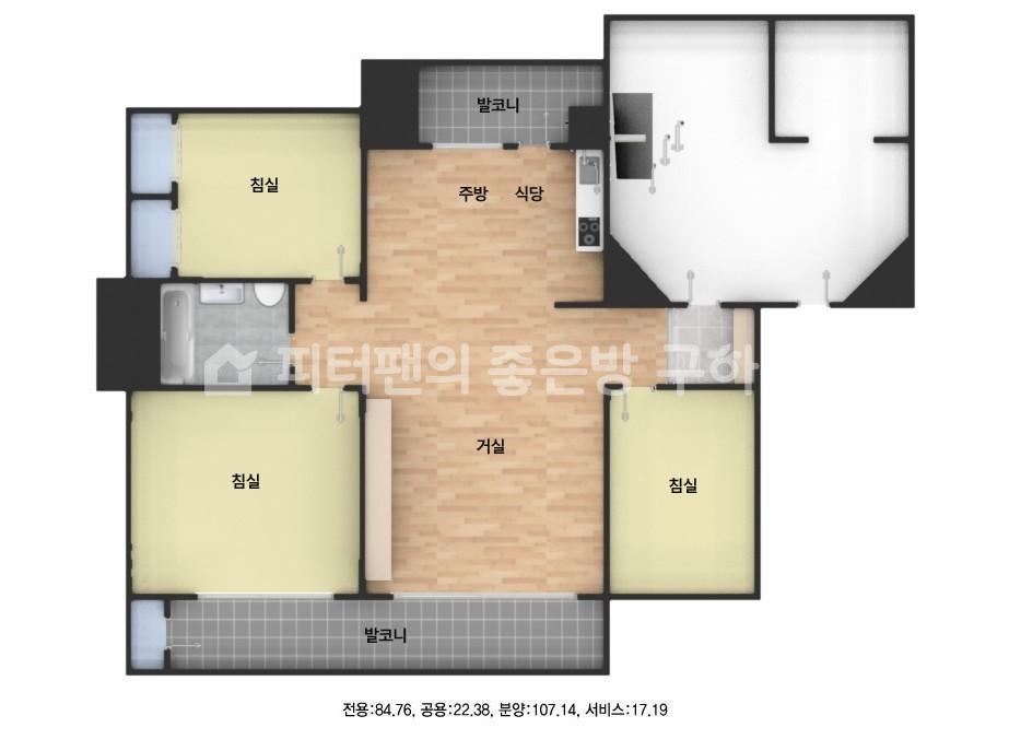 아파트 기본 평면도