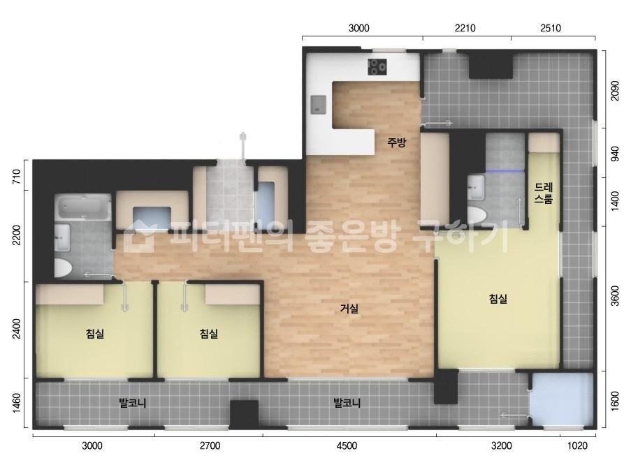 아파트 기본 평면도