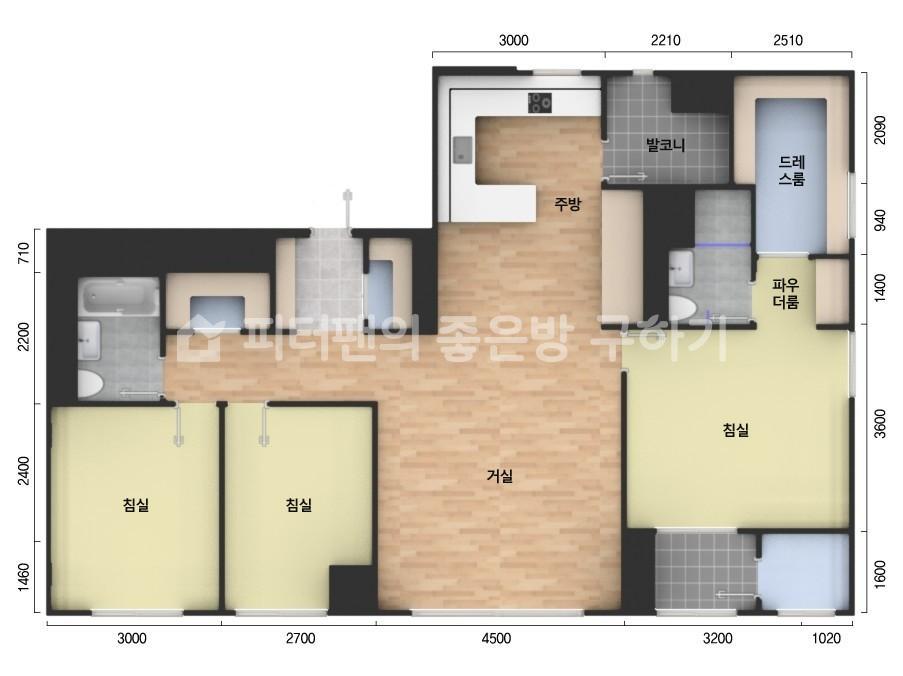 아파트 기본 평면도
