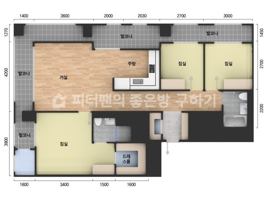아파트 기본 평면도