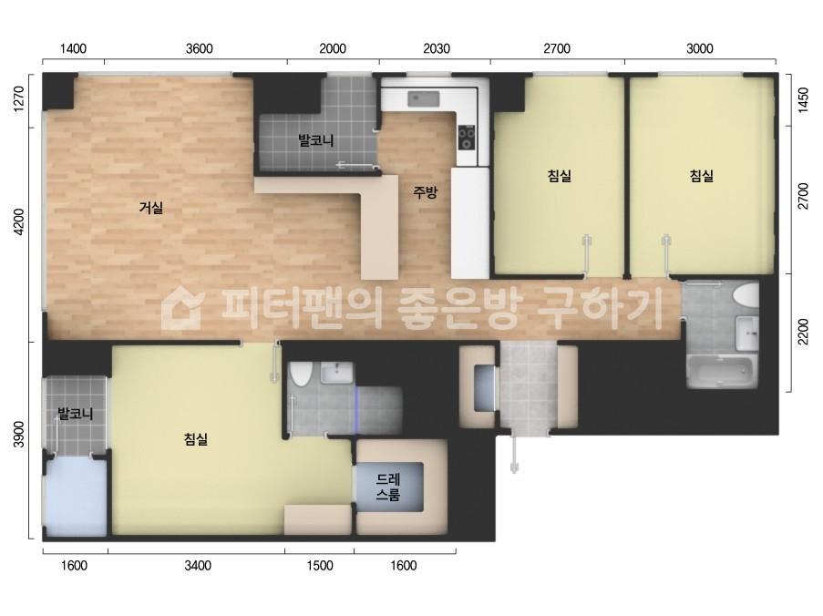 아파트 기본 평면도