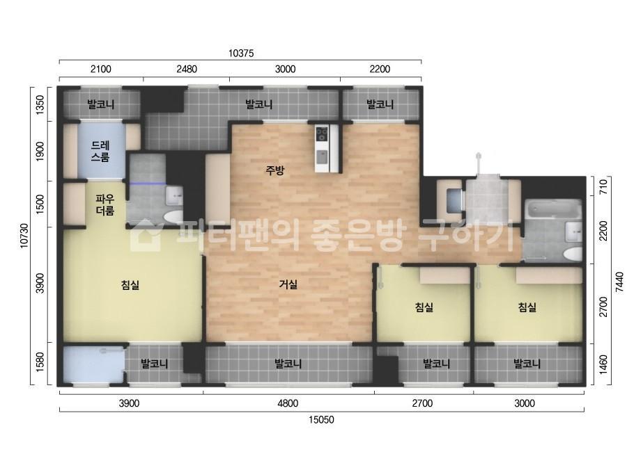 아파트 기본 평면도