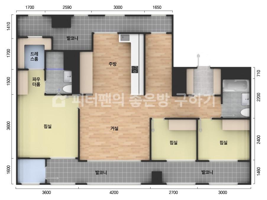 아파트 기본 평면도