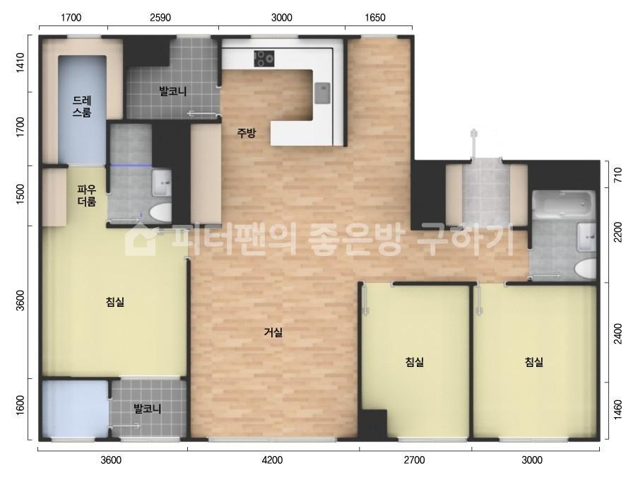 아파트 기본 평면도