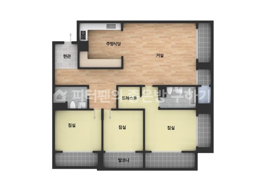 아파트 기본 평면도