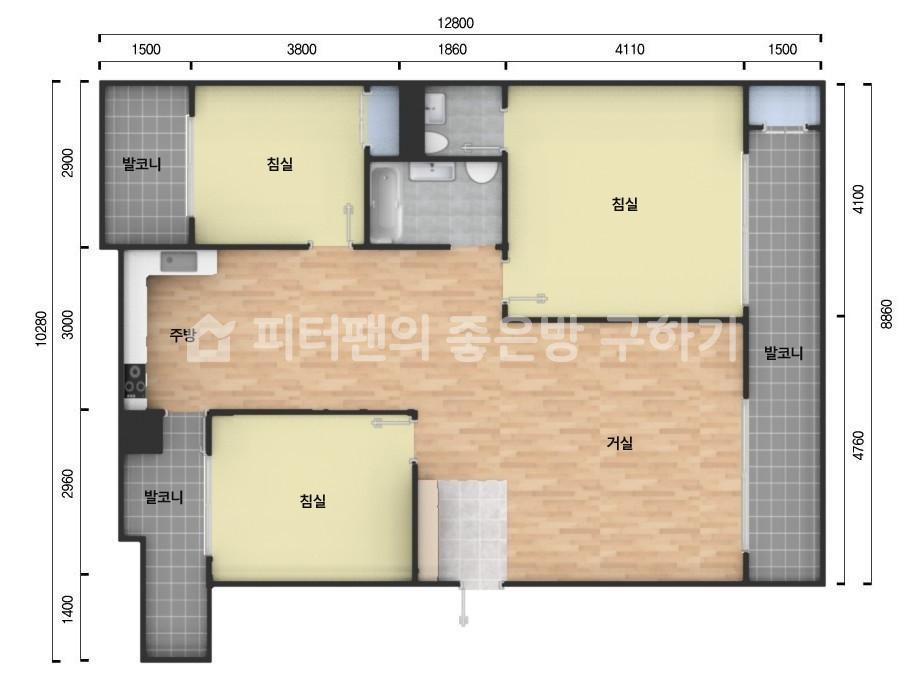 아파트 기본 평면도