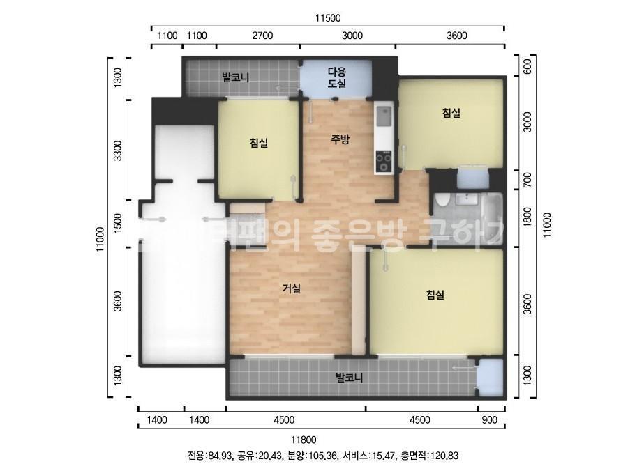 아파트 기본 평면도
