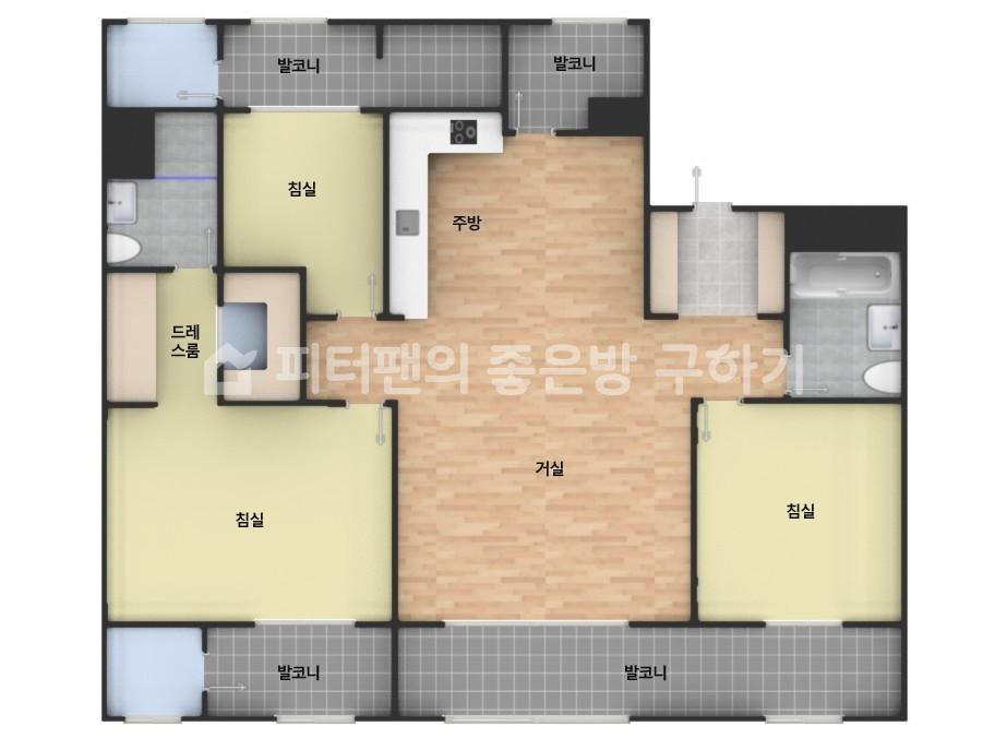 아파트 기본 평면도