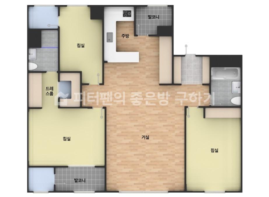 아파트 기본 평면도