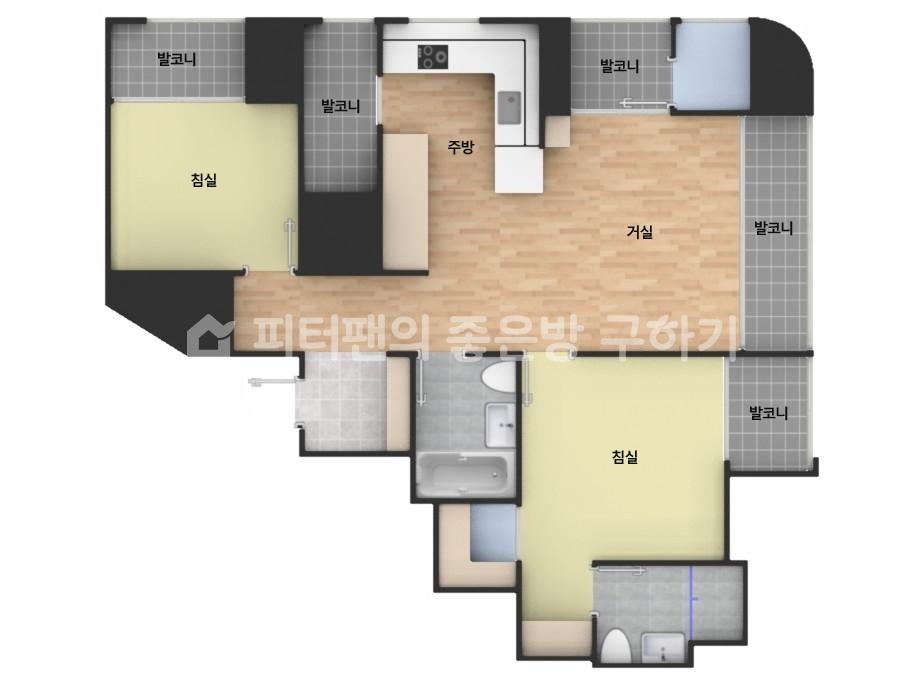 아파트 기본 평면도