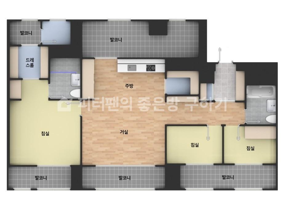아파트 기본 평면도