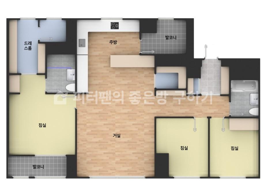 아파트 기본 평면도