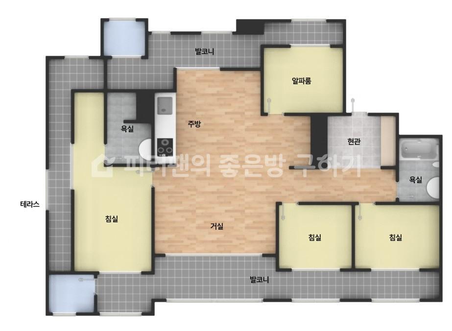 아파트 기본 평면도