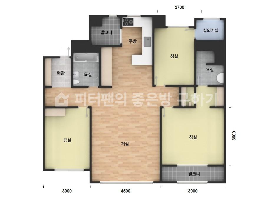 아파트 기본 평면도