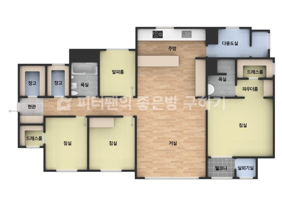 아파트 기본 평면도