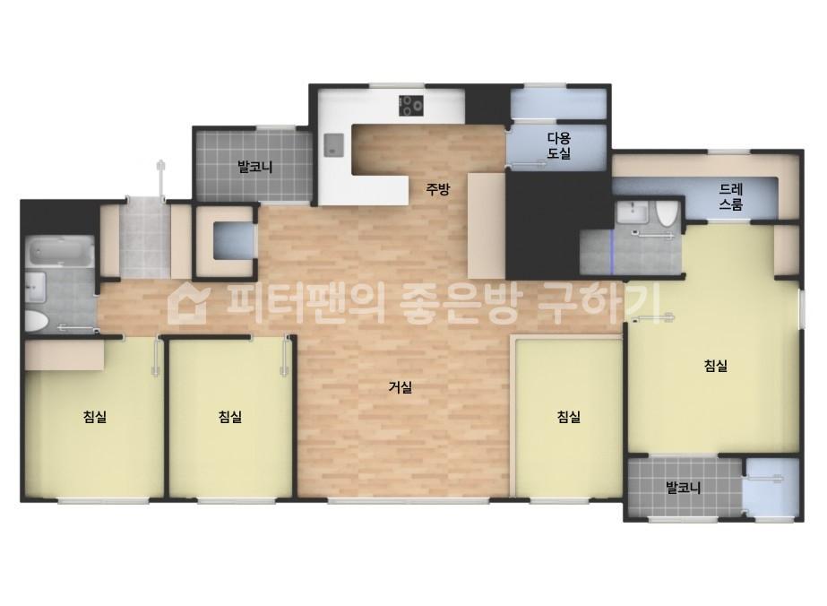 아파트 기본 평면도